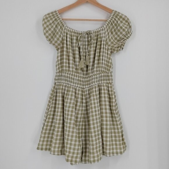 American Eagle Outfitters Pants - American Eagle Gingham Romper